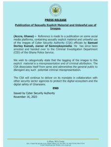 Csa Statement Sammykay