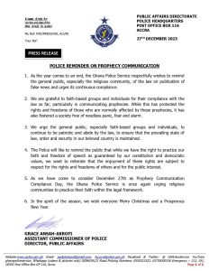 Police Prophecy