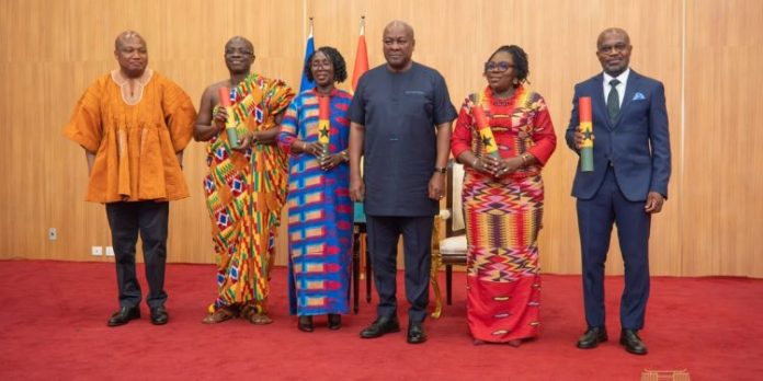 Four envoys and President Mahama