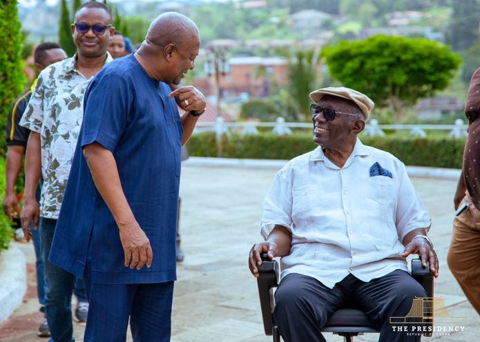 President John Dramani Mahama and former President Kufuor