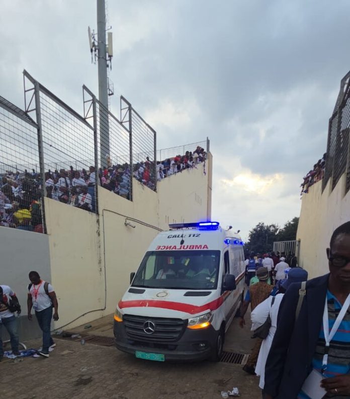 stampede at NPP delegates conference